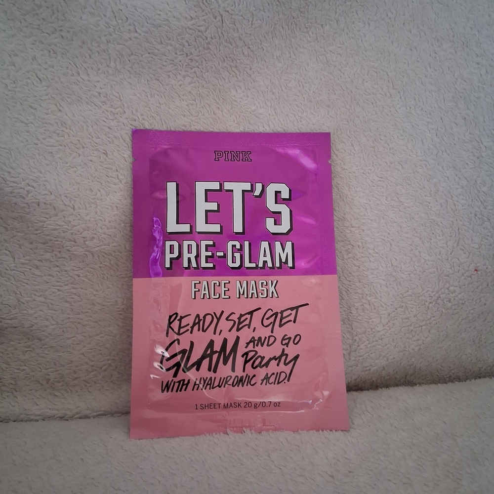 Victoria Secret Pink Let's Pre-Glam Face Mask